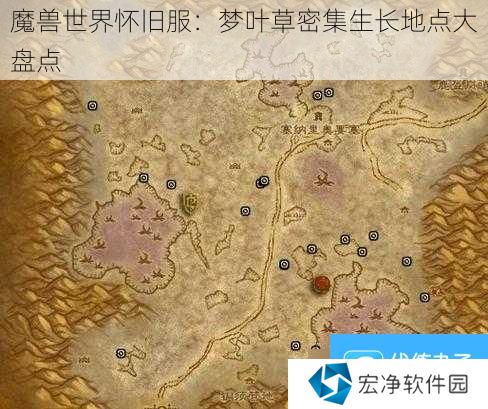 魔兽世界怀旧服：梦叶草密集生长地点大盘点