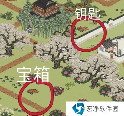 《江南百景图》丽娘府宅宝箱钥匙位置介绍